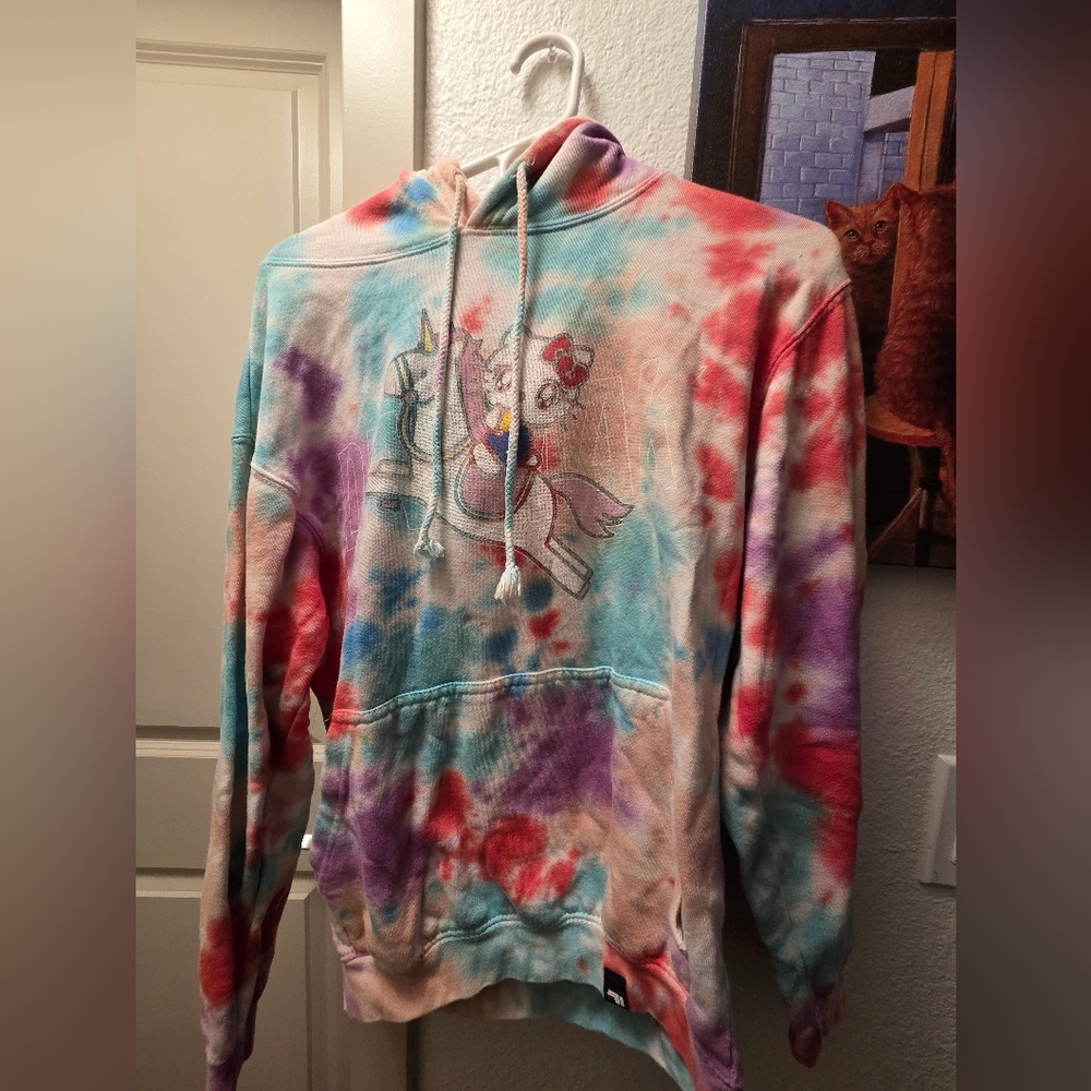 DIM MAK Hello Kitty Tie Dye Hoodie